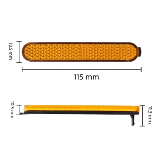 Zadní nacvakávací odrazky Xiaomi PRO 4 Ultra