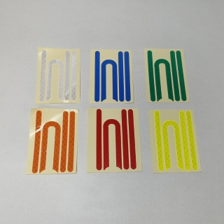 Reflexní nálepky krytek šroubů kol Xiaomi