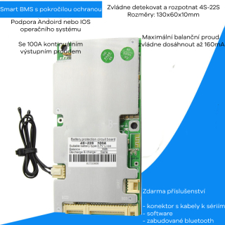 Smart BMS Li-ion 4-21S 40-100A